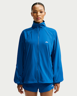 NikeSKIMS Stretch Nylon Women's Oversized Jacket. Nike LU